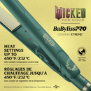 Eikonic Academy Salon Barbershop Hairstyling Barbering BaBylissPRO CeramixXtreme Wicked For Good Elphaba FlatIron