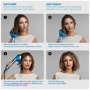 Eikonic Academy Salon Barbershop Hairstyling Barbering BaBylissPRO NanoTitanium STYLE SWITCH Ionic Multi Styler Dryer Blue