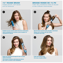 Eikonic Academy Salon Barbershop Hairstyling Barbering BaBylissPRO NanoTitanium STYLE SWITCH Ionic Multi Styler Dryer Blue