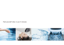 Takara Belmont YUME Headbath Waterfall Attachment - Luxury Japanese Head Spa Waterfall Attachment – Hygienic, Pipeless, Clean Water Feature for Head Spa Sink