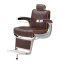 Takara Belmont Classic Barber Chair 225 with Motorized Electric Black Base MEB