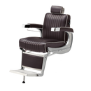 Takara Belmont Classic Barber Chair 225 with Motorized Electric Black Base MEB